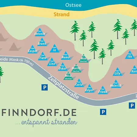 Naturparadies Erleben, Finnhuette Mitten Im Gruenen Mit Strandnaehe - Bruno *